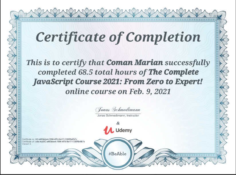 udemy diploma