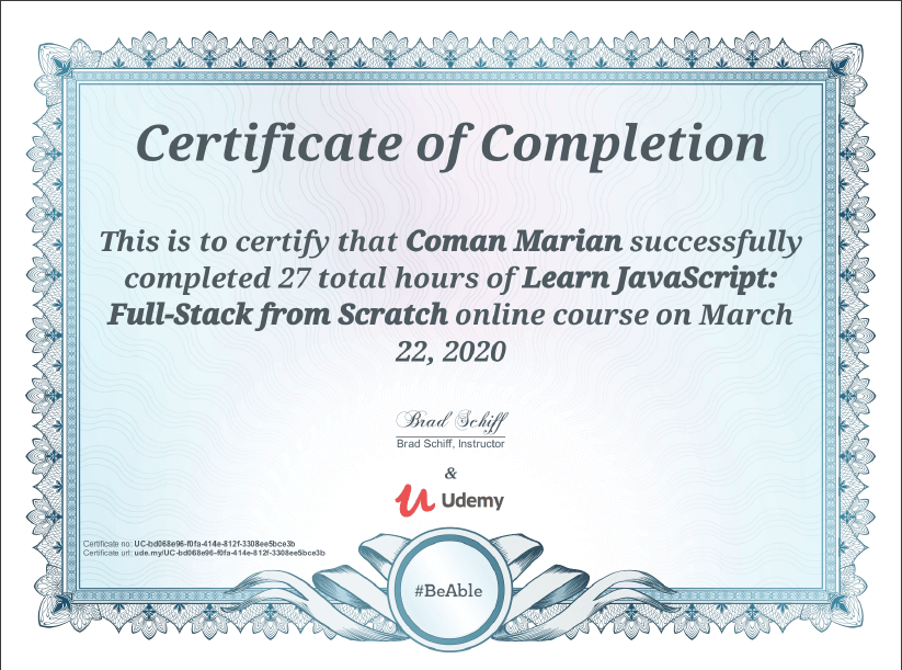 udemy diploma
